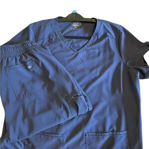 Women's Blue Scrub Set Allies by Cherokee. XL